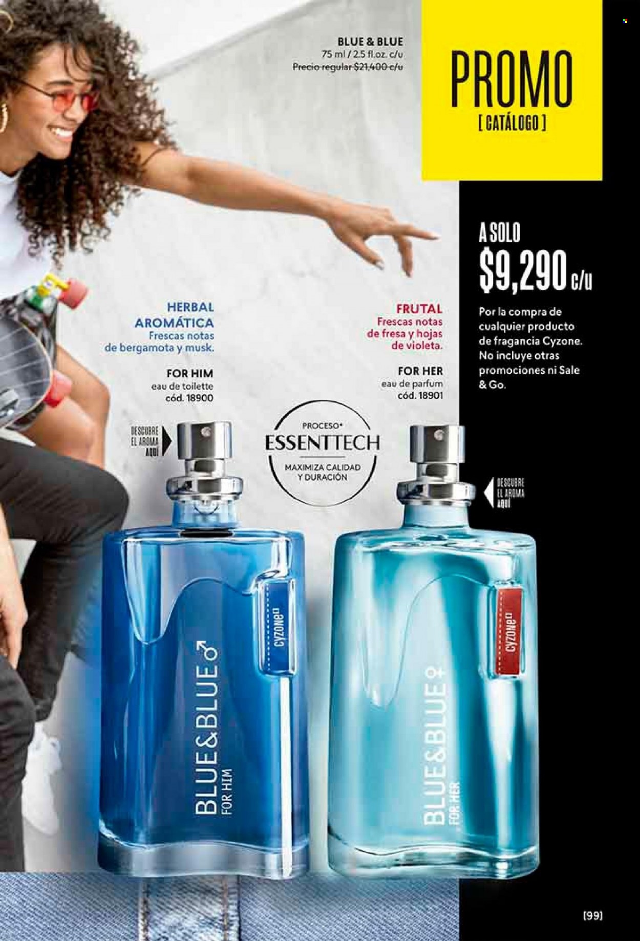 Catálogo Cyzone - Ventas - perfume, eau de toilette. Página 99.