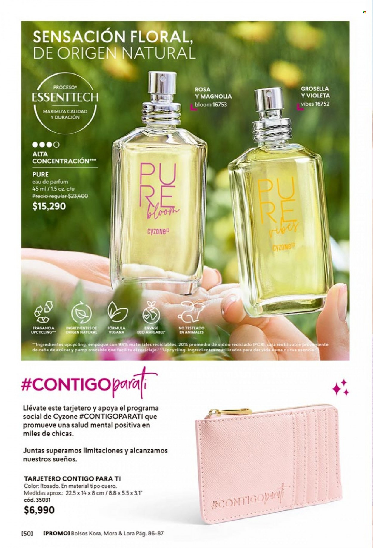 Catálogo Cyzone - Ventas - perfume, bolso. Página 50.
