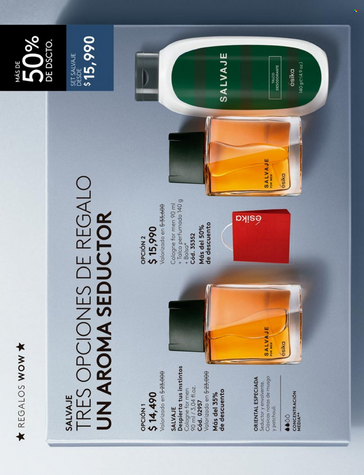 Catálogo Ésika - Ventas - desodorante. Página 20.