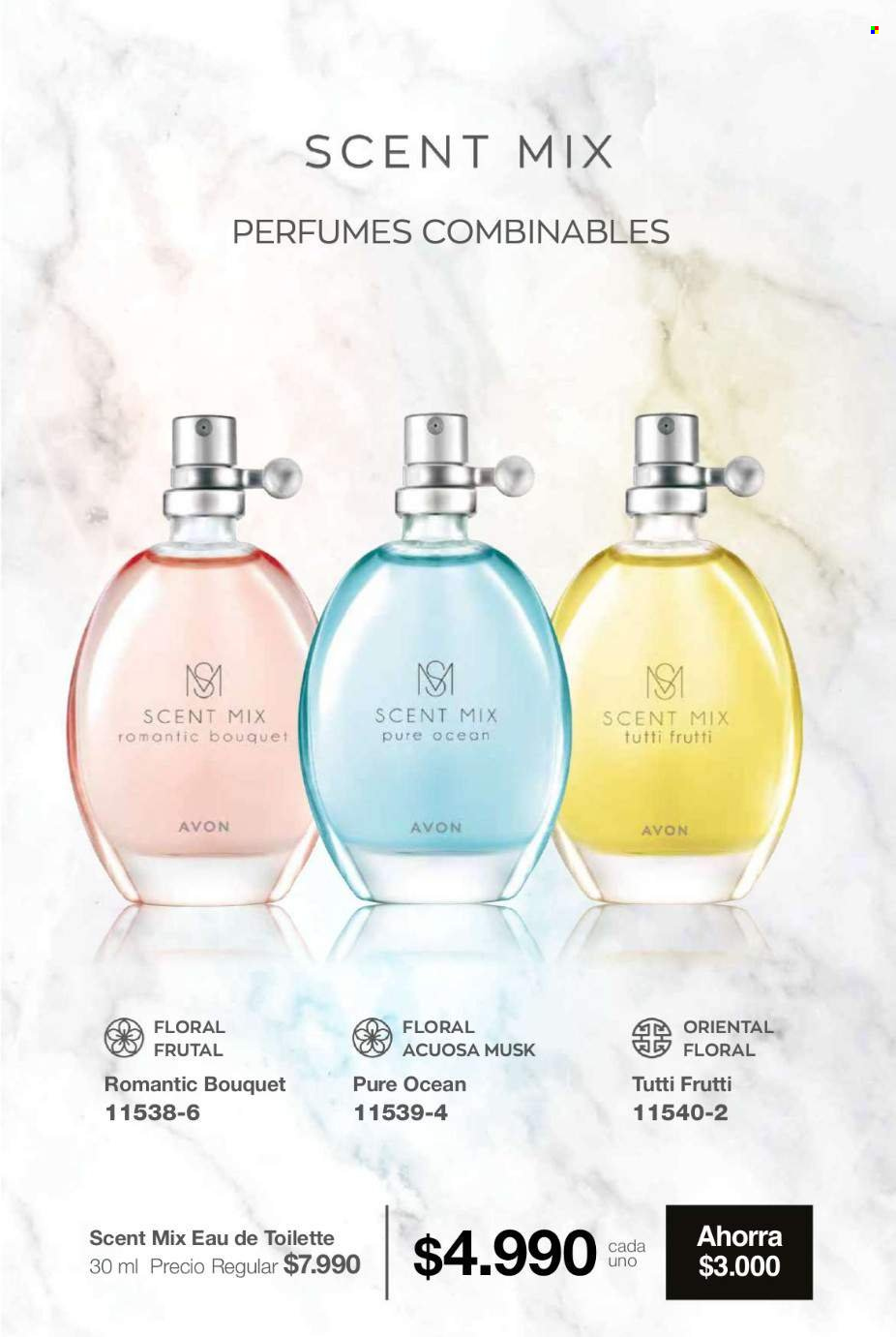 Catálogo Avon - Ventas - perfume, eau de toilette. Página 38.