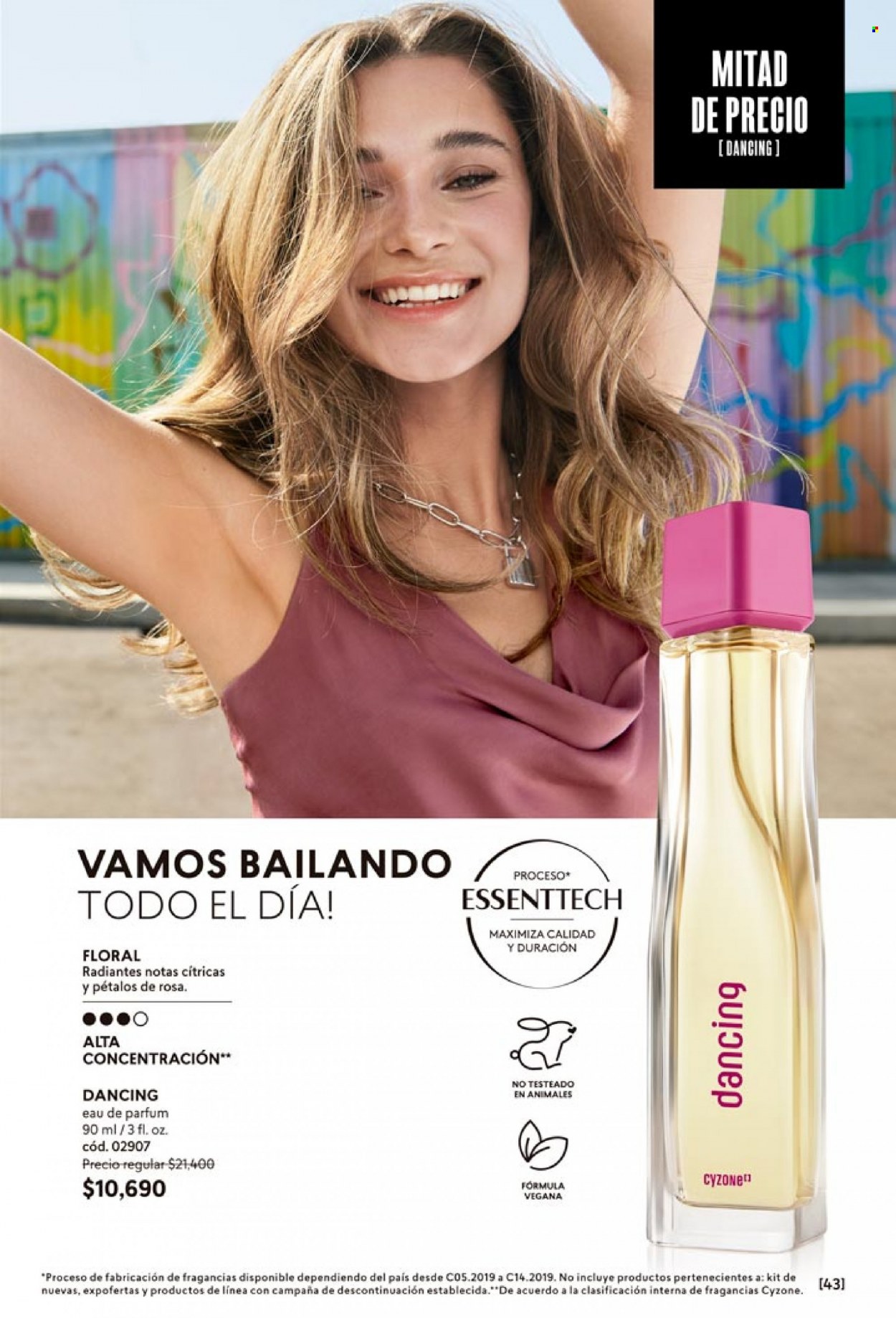 Catálogo Cyzone - Ventas - perfume. Página 43.