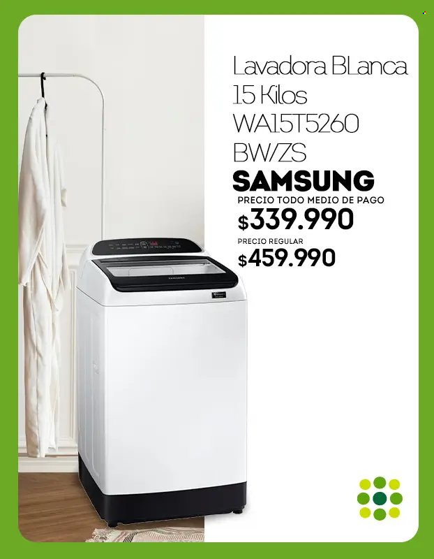 Catálogo Tottus - Ventas - Samsung, lavadora. Página 3.