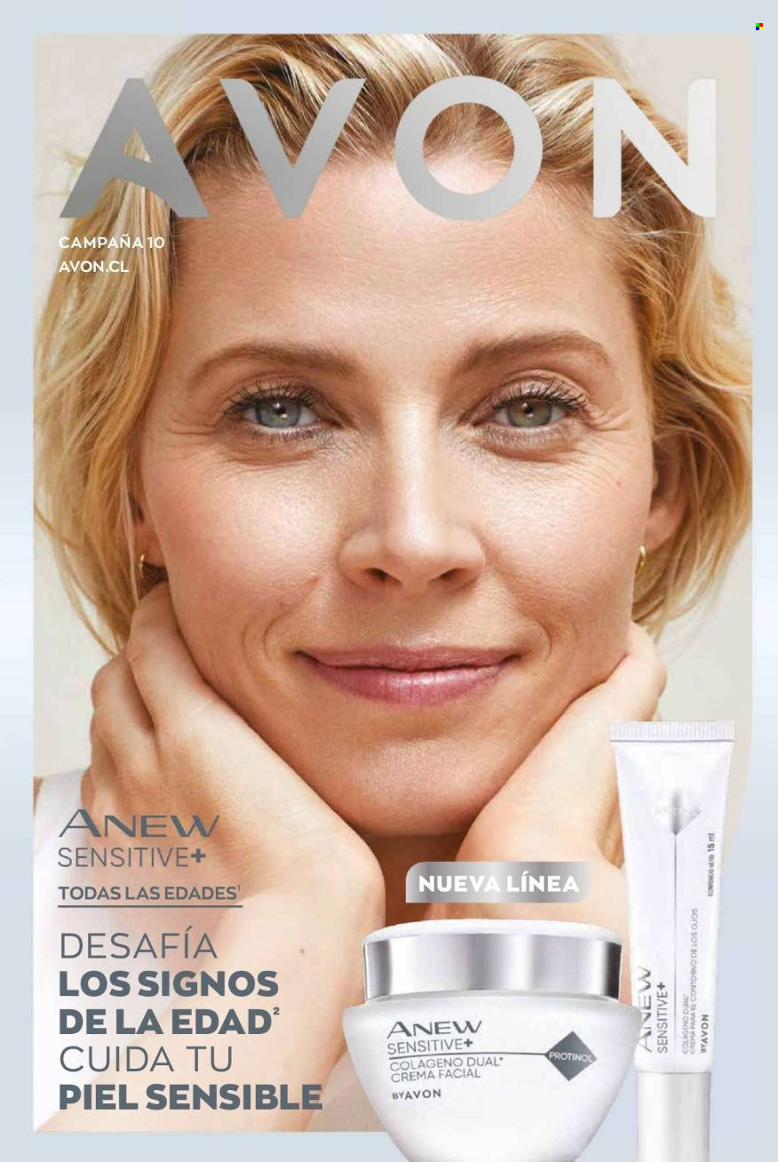 Catálogo Avon - Ventas - Anew, crema, crema facial. Página 1.