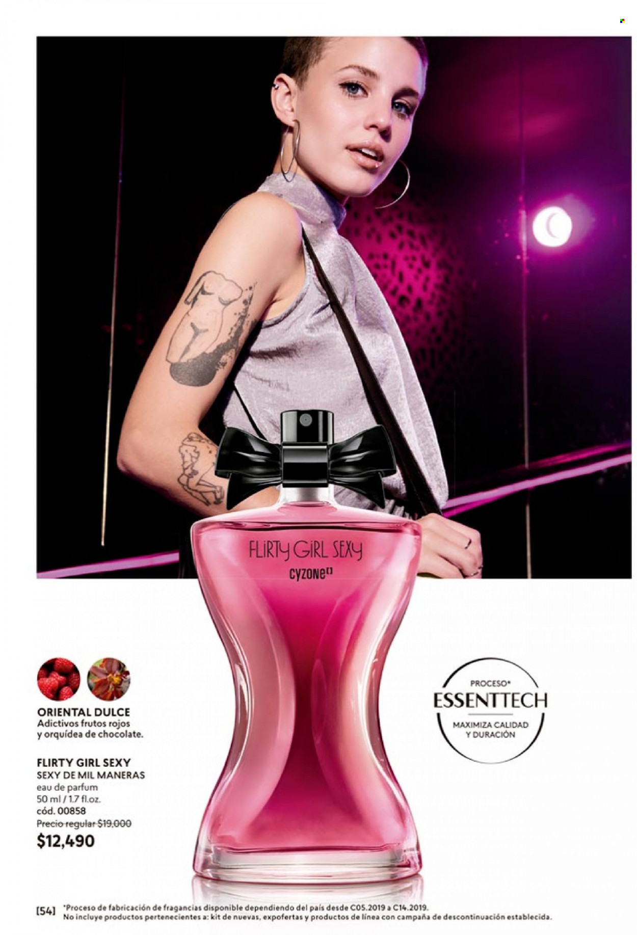 Catálogo Cyzone - Ventas - perfume. Página 54.