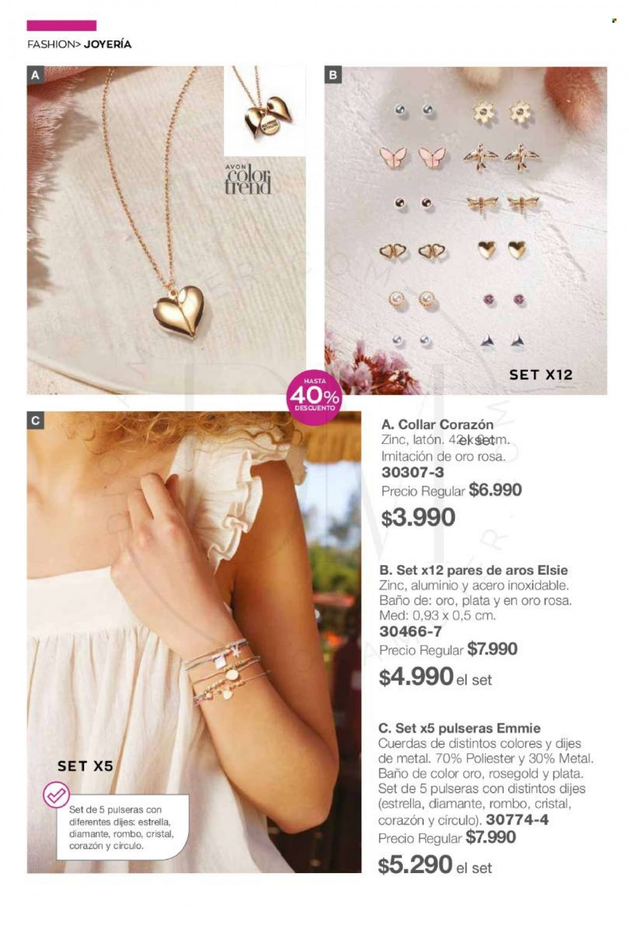 Catálogo Avon - 31.08.2023 - 09.10.2023 - Ventas - collar, pulsera, joyas. Página 71.