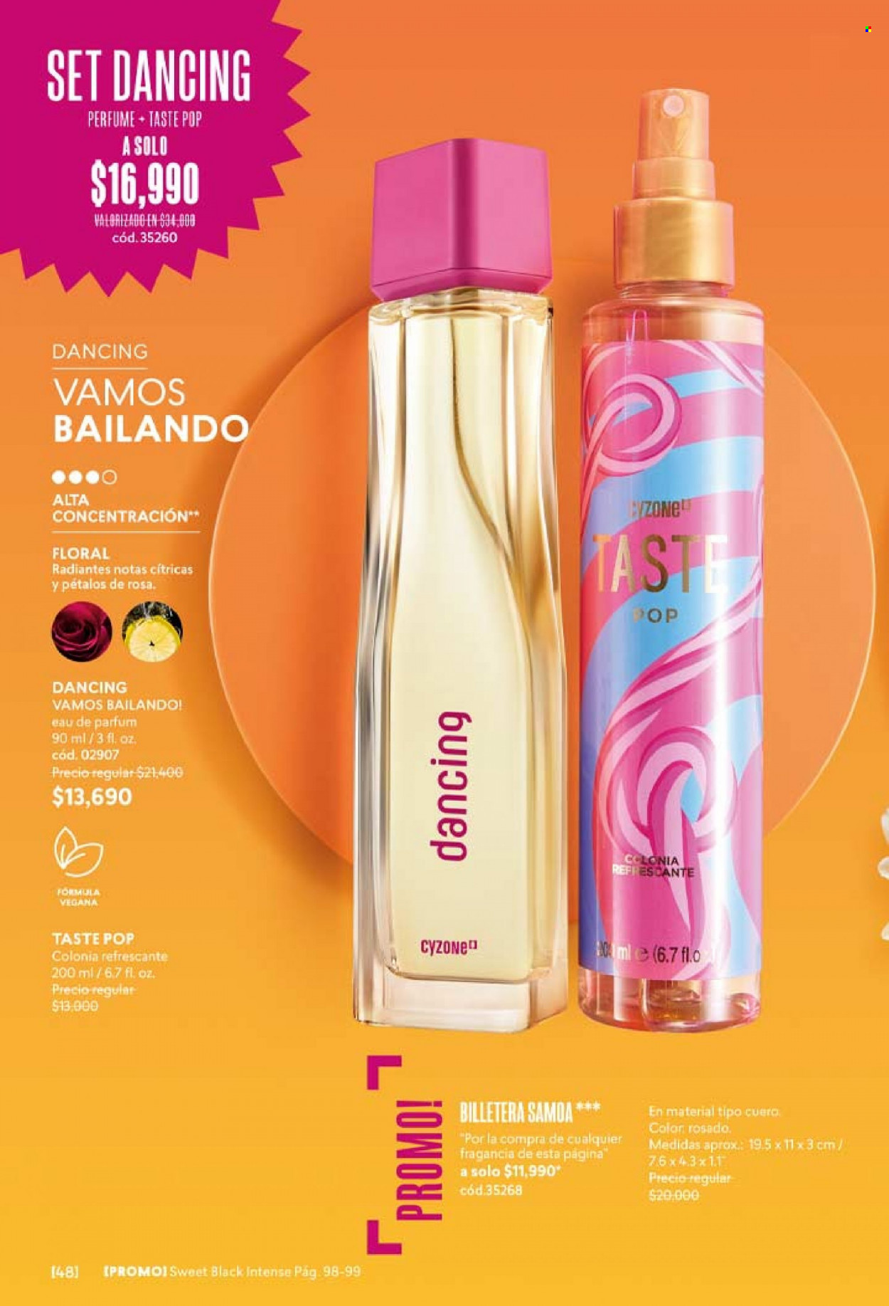 Catálogo Cyzone - Ventas - perfume, billetera. Página 48.