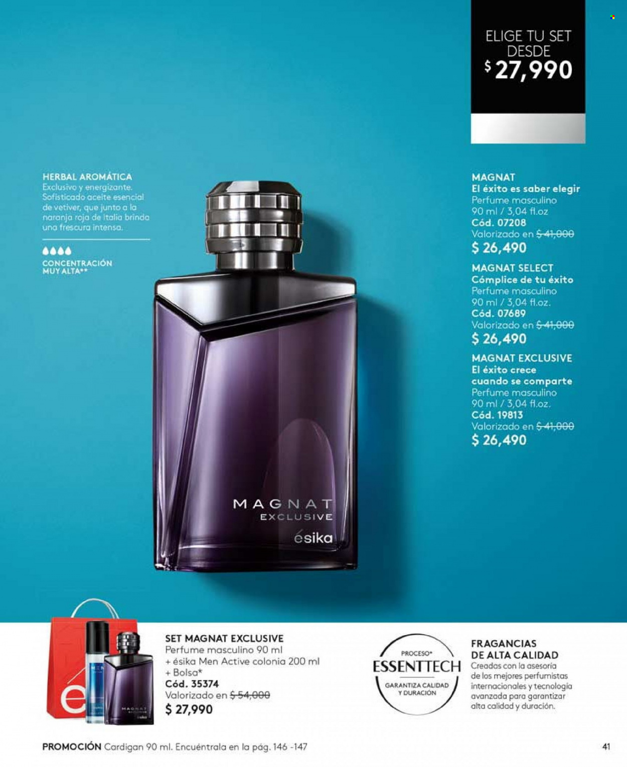 thumbnail - Catálogo Ésika - Ventas - perfume, aceite esencial. Página 41.