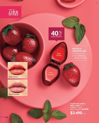 thumbnail - Catálogo Avon - Ventas - brillo de labios, labial. Página 27.