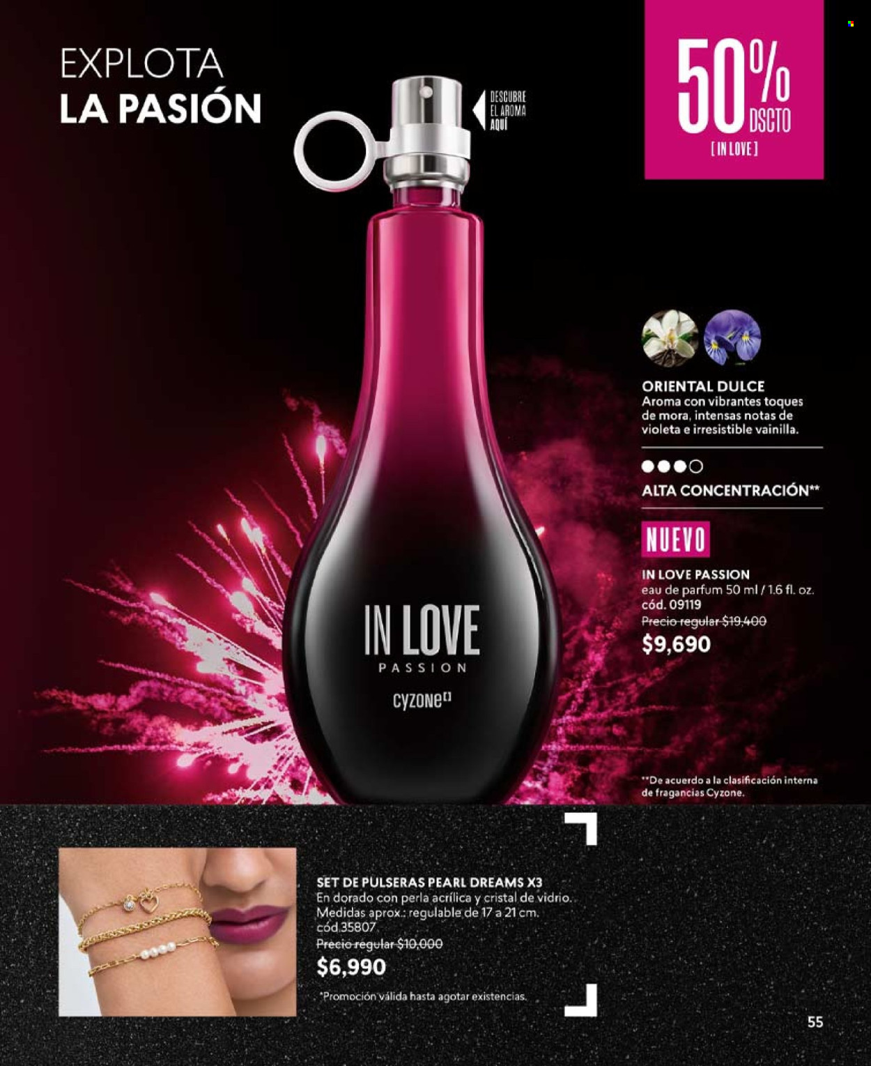 thumbnail - Catálogo Cyzone - Ventas - perfume, pulsera. Página 55.