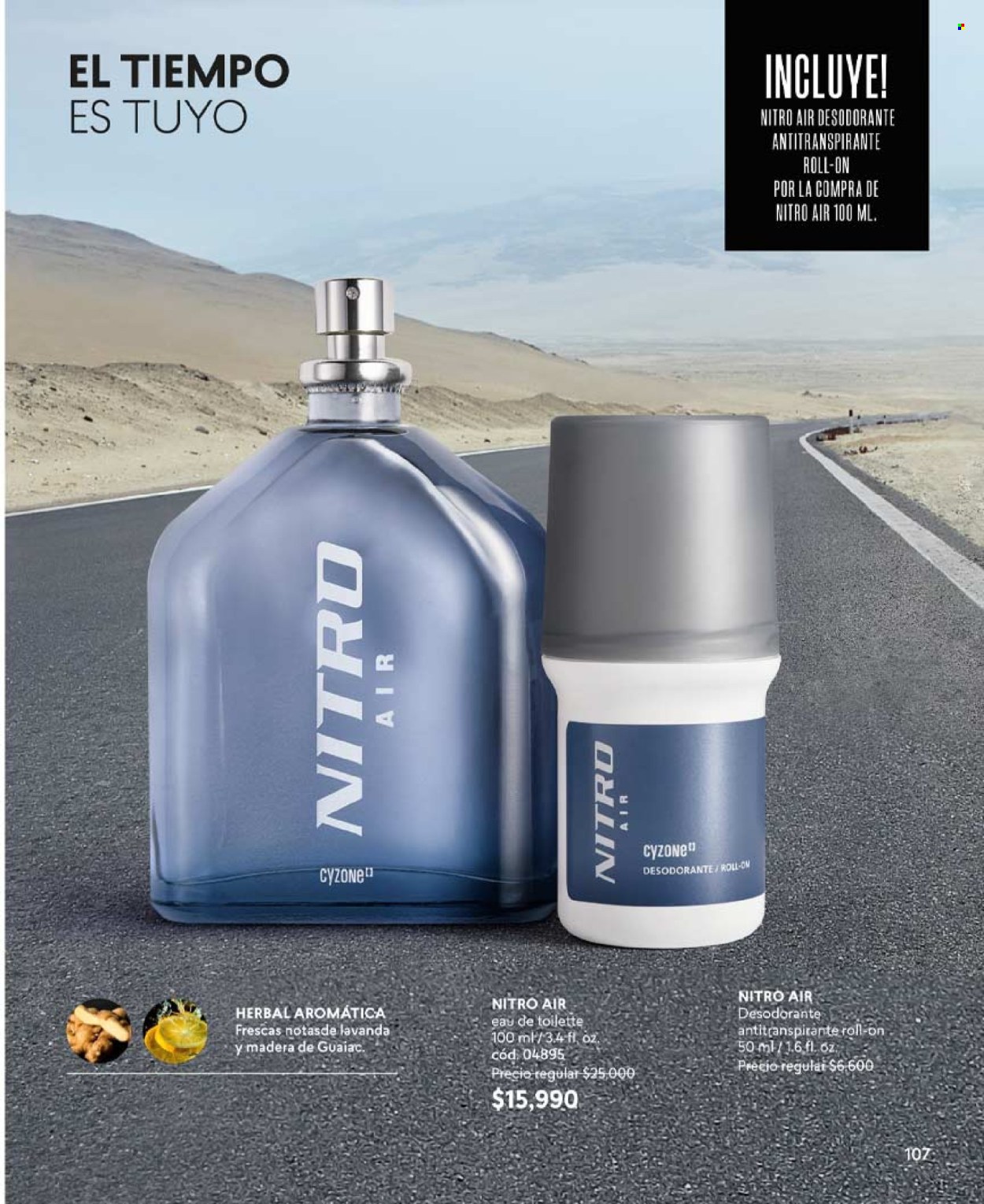 thumbnail - Catálogo Cyzone - Ventas - eau de toilette, desodorante, antitranspirante. Página 107.