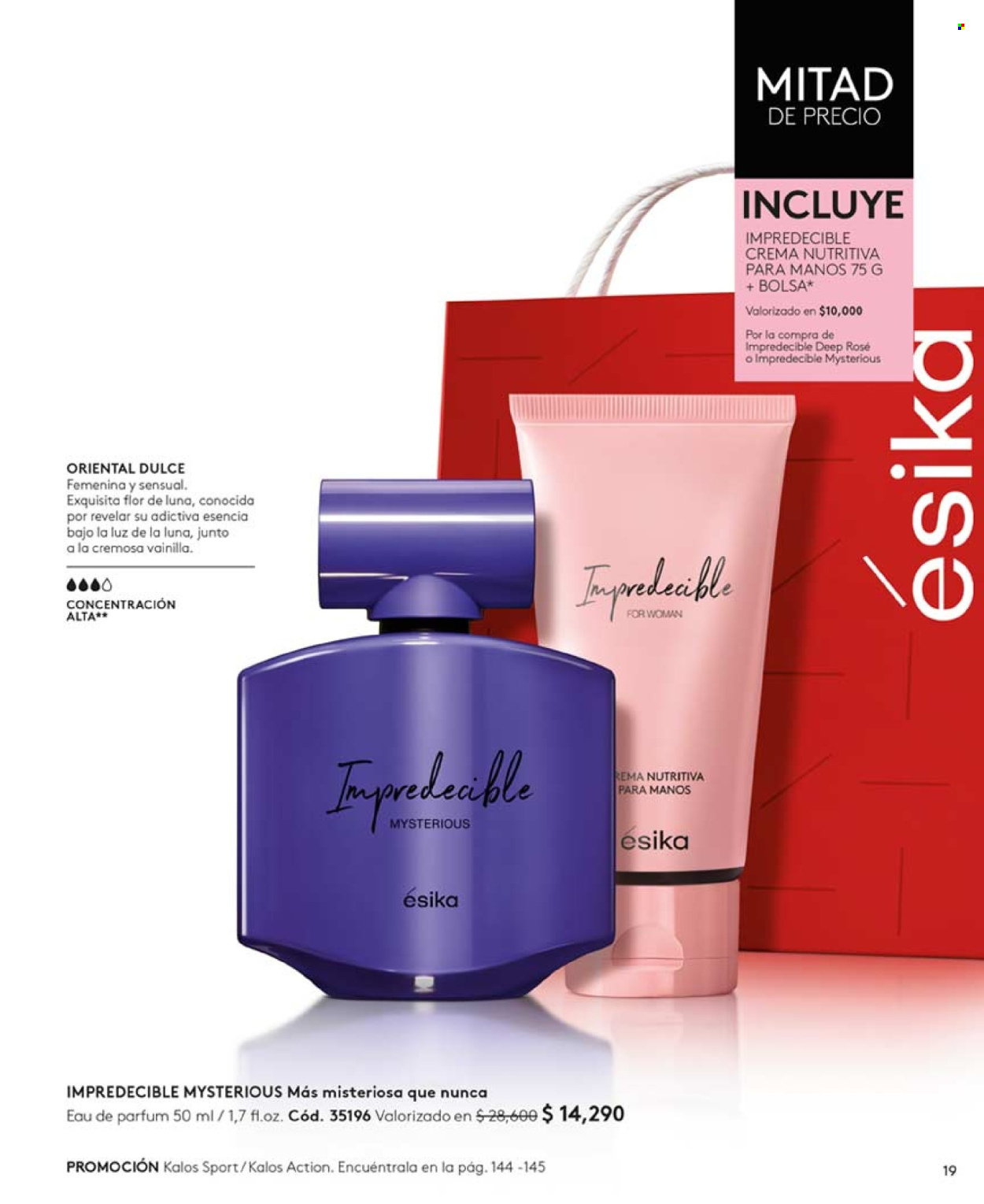 thumbnail - Catálogo Ésika - Ventas - crema, perfume. Página 19.