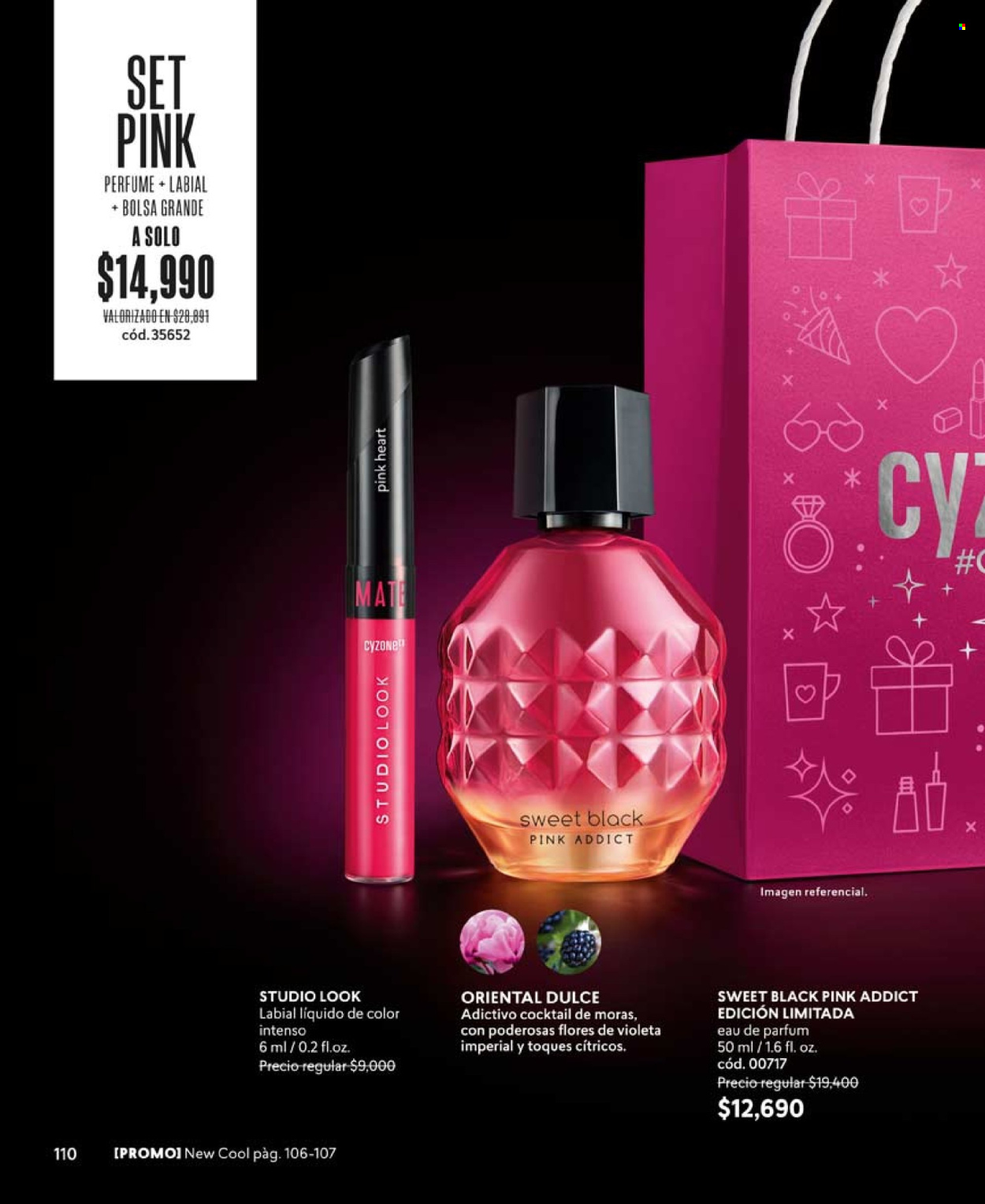 thumbnail - Catálogo Cyzone - Ventas - labial líquido, labial, perfume. Página 122.