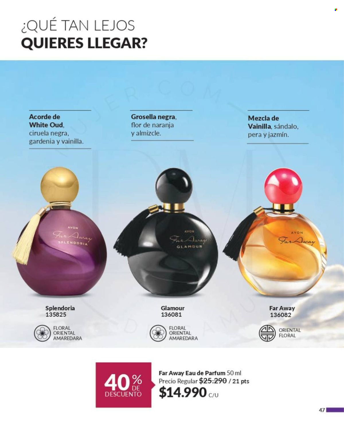 thumbnail - Catálogo Avon - Ventas - perfume, Far Away. Página 39.