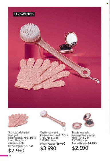 thumbnail - Catálogo Avon - Ventas - cepillo, guantes exfoliantes. Página 10.
