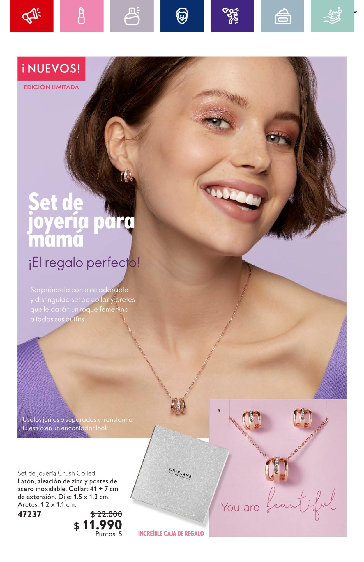 thumbnail - Catálogo Oriflame - 13.04.2024 - 03.05.2024 - Ventas - collar, aretes, joyas. Página 30.