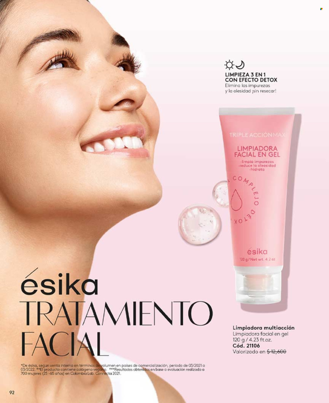 thumbnail - Catálogo Ésika - Ventas - limpiadora facial. Página 92.