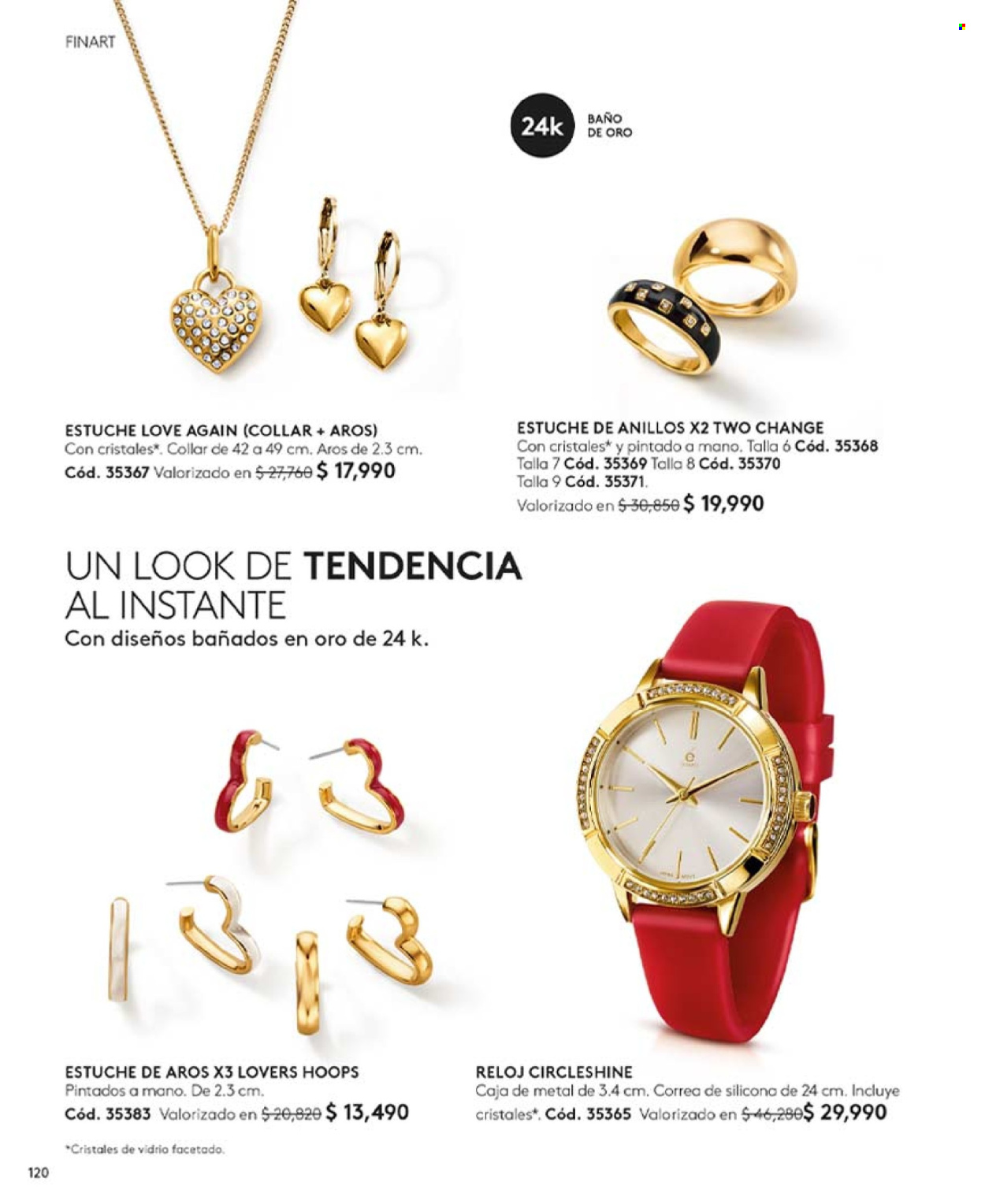 thumbnail - Catálogo Ésika - Ventas - collar, reloj. Página 120.