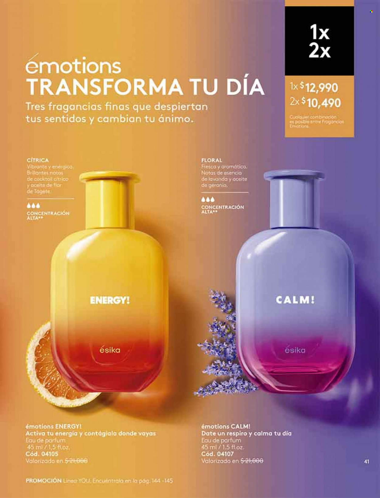 Catálogo Ésika - Ventas - perfume. Página 41.