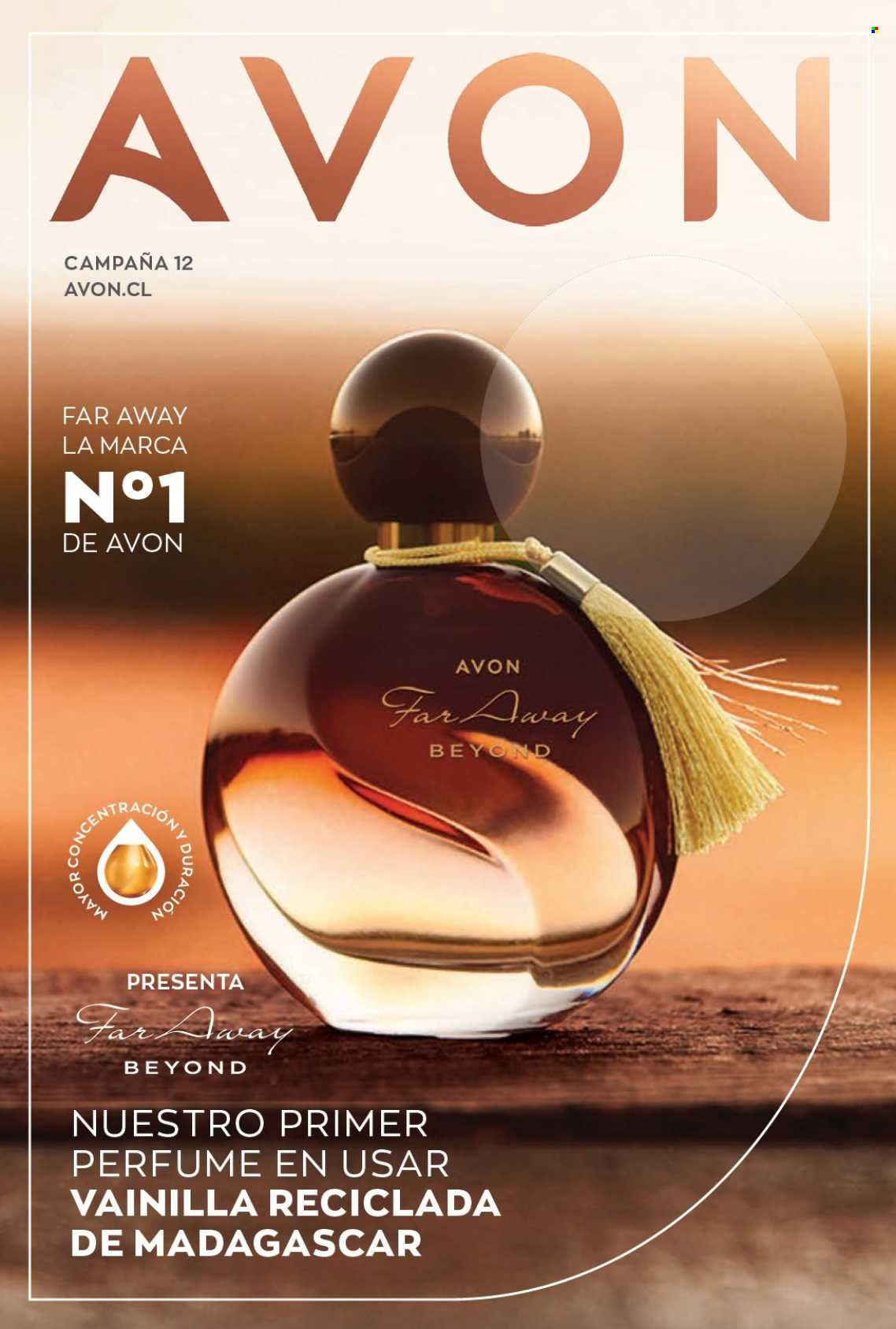 Catálogo Avon - Ventas - perfume, Far Away. Página 1.
