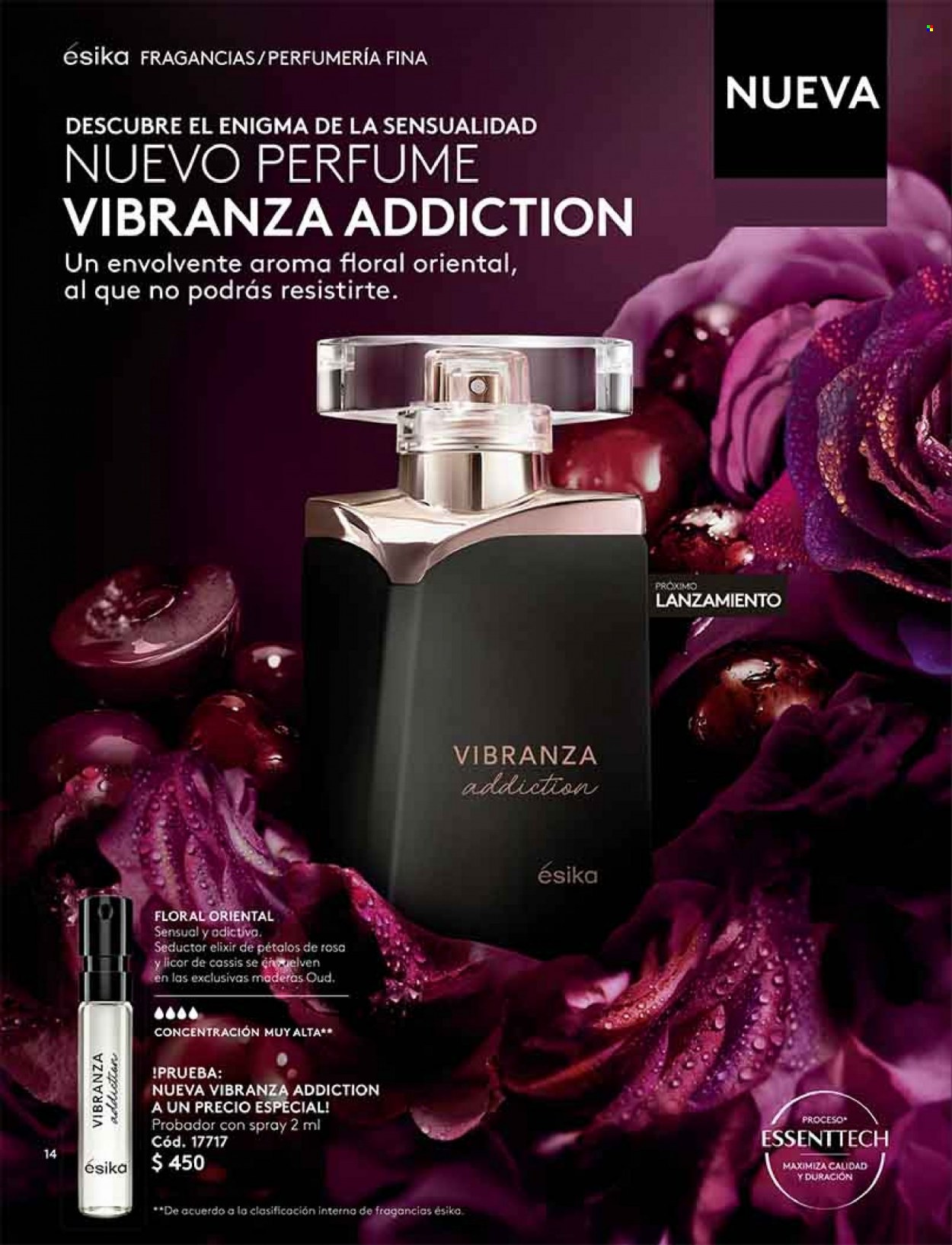 Catálogo Ésika - Ventas - perfume. Página 14.