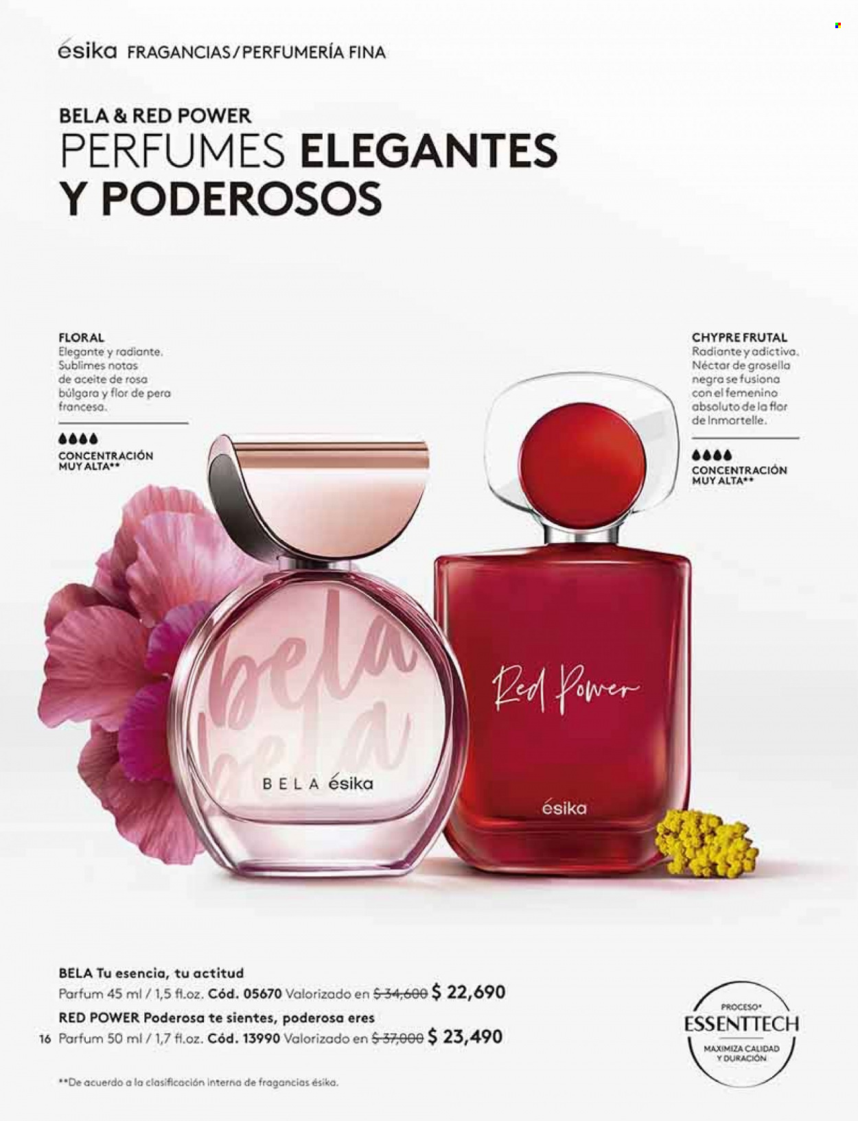 Catálogo Ésika - Ventas - perfume. Página 16.