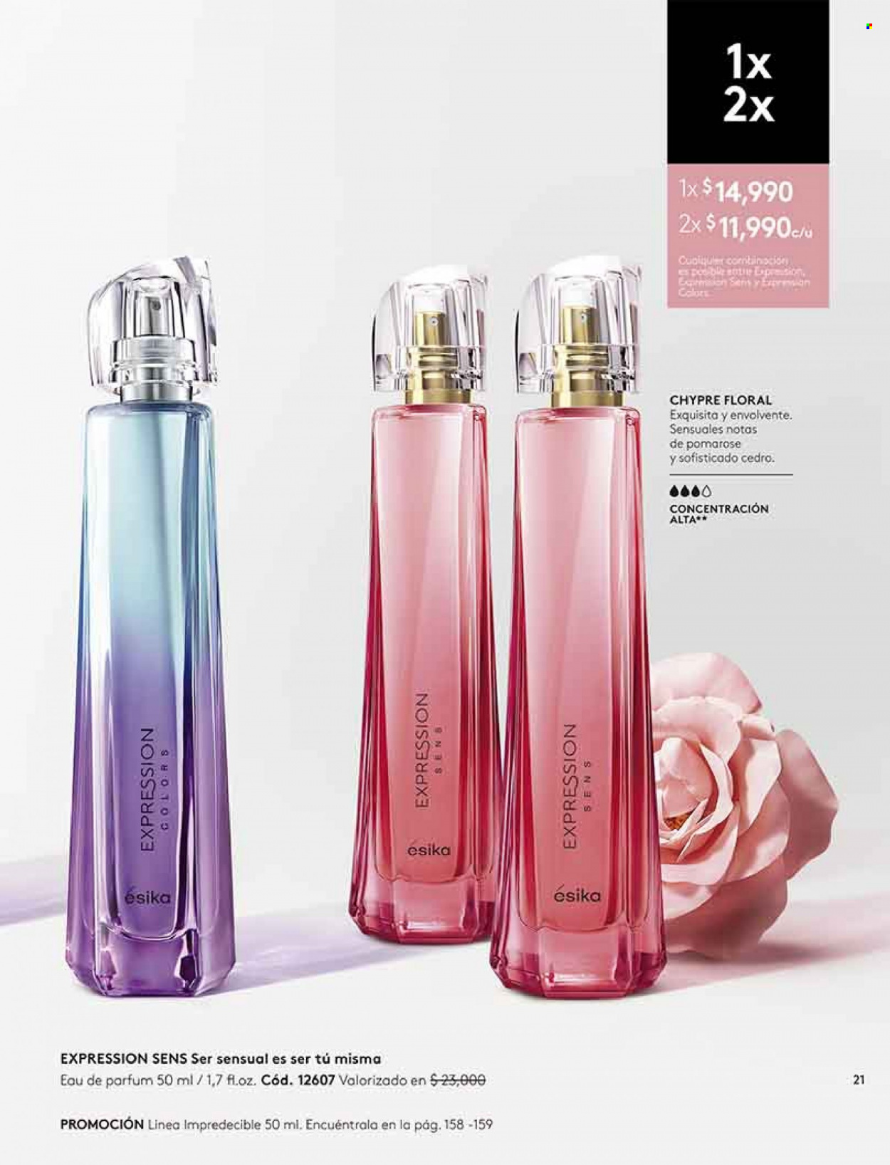 Catálogo Ésika - Ventas - perfume. Página 21.