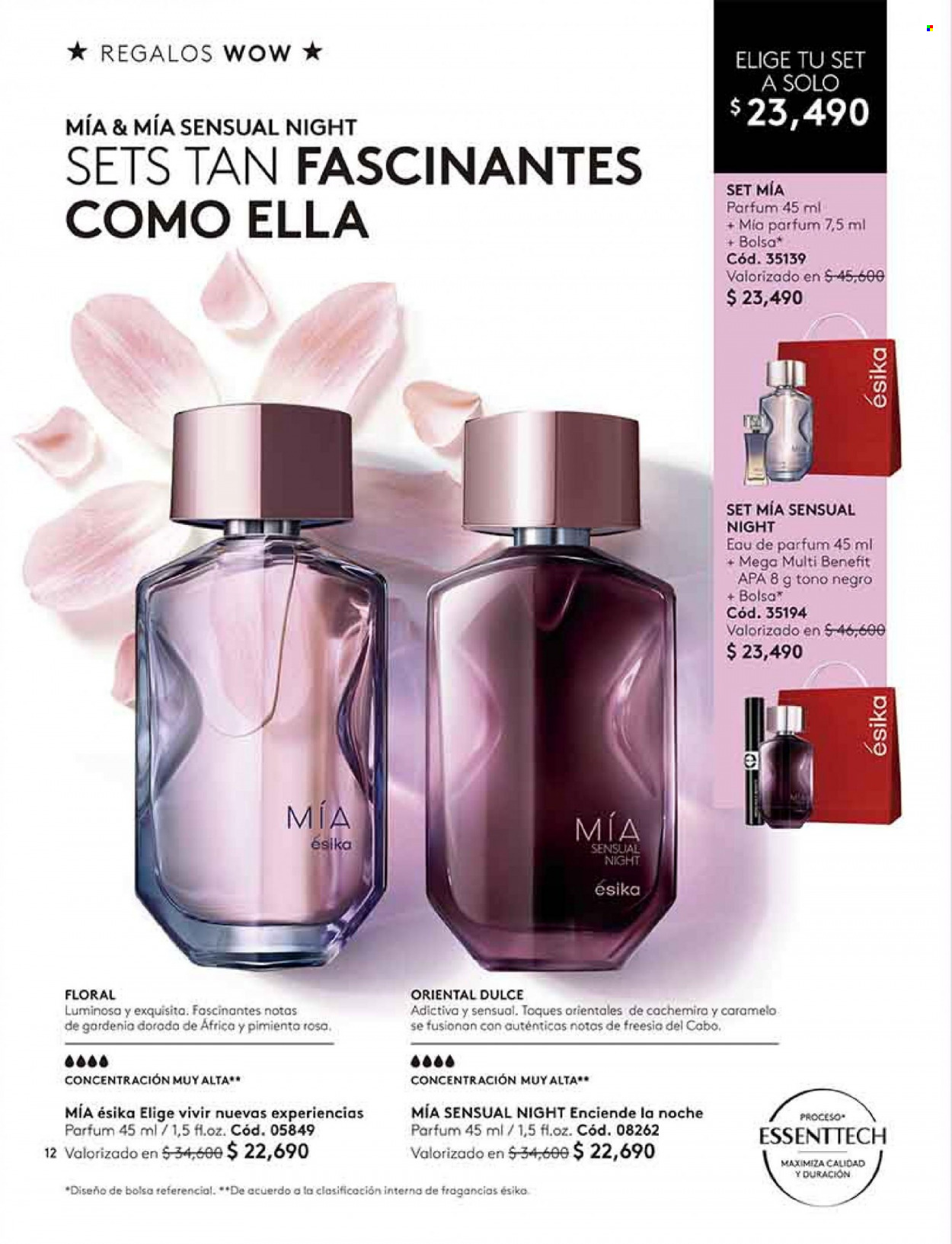 Catálogo Ésika - Ventas - máscara de pestañas, perfume. Página 12.