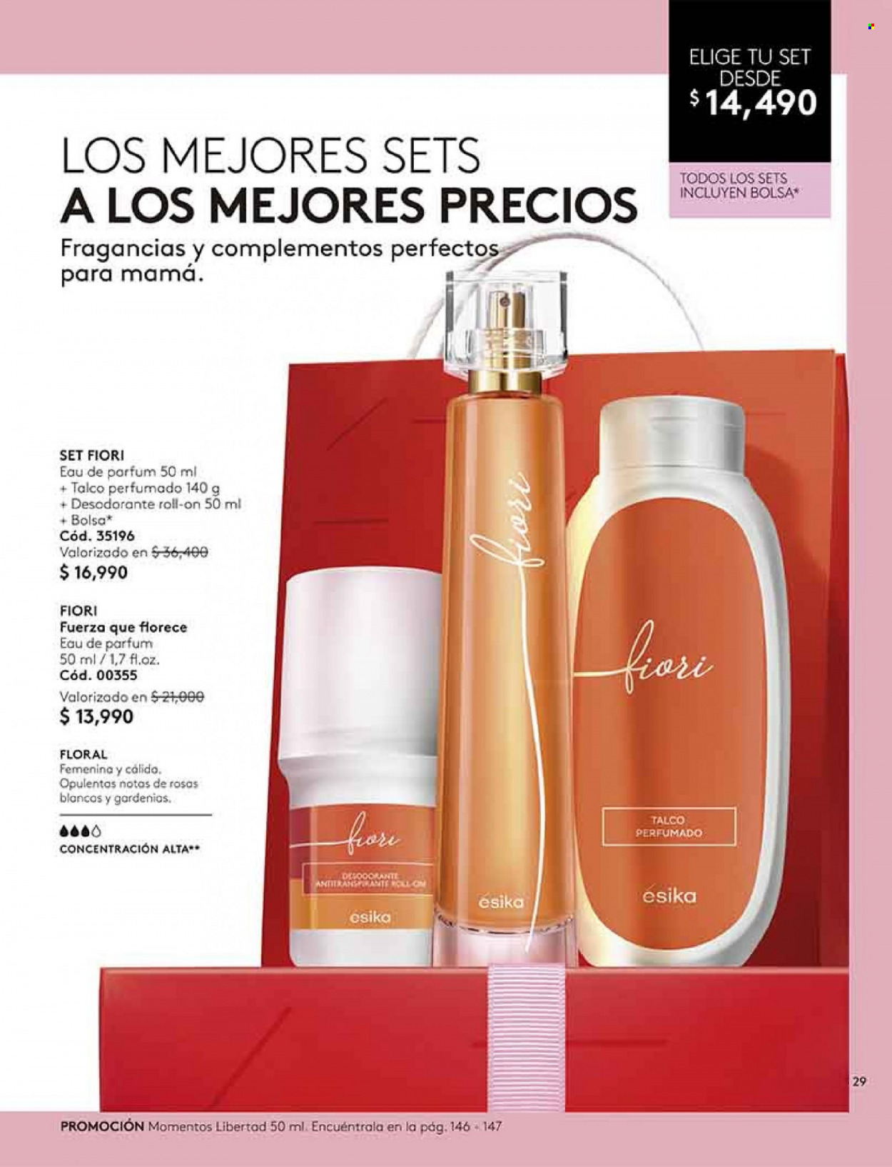 Catálogo Ésika - Ventas - desodorante de bola, perfume. Página 29.