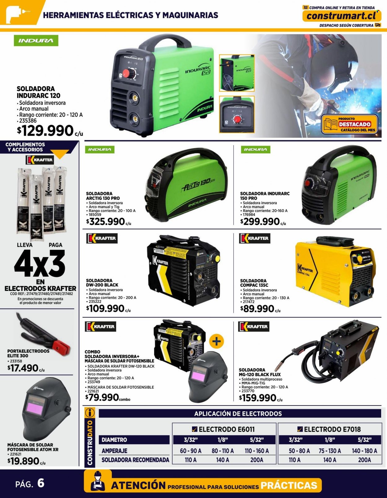 Catálogo Construmart - 06.03.2023 - 26.03.2023 - Ventas - herramientas eléctricas, máscara, set de herramientas. Página 6.
