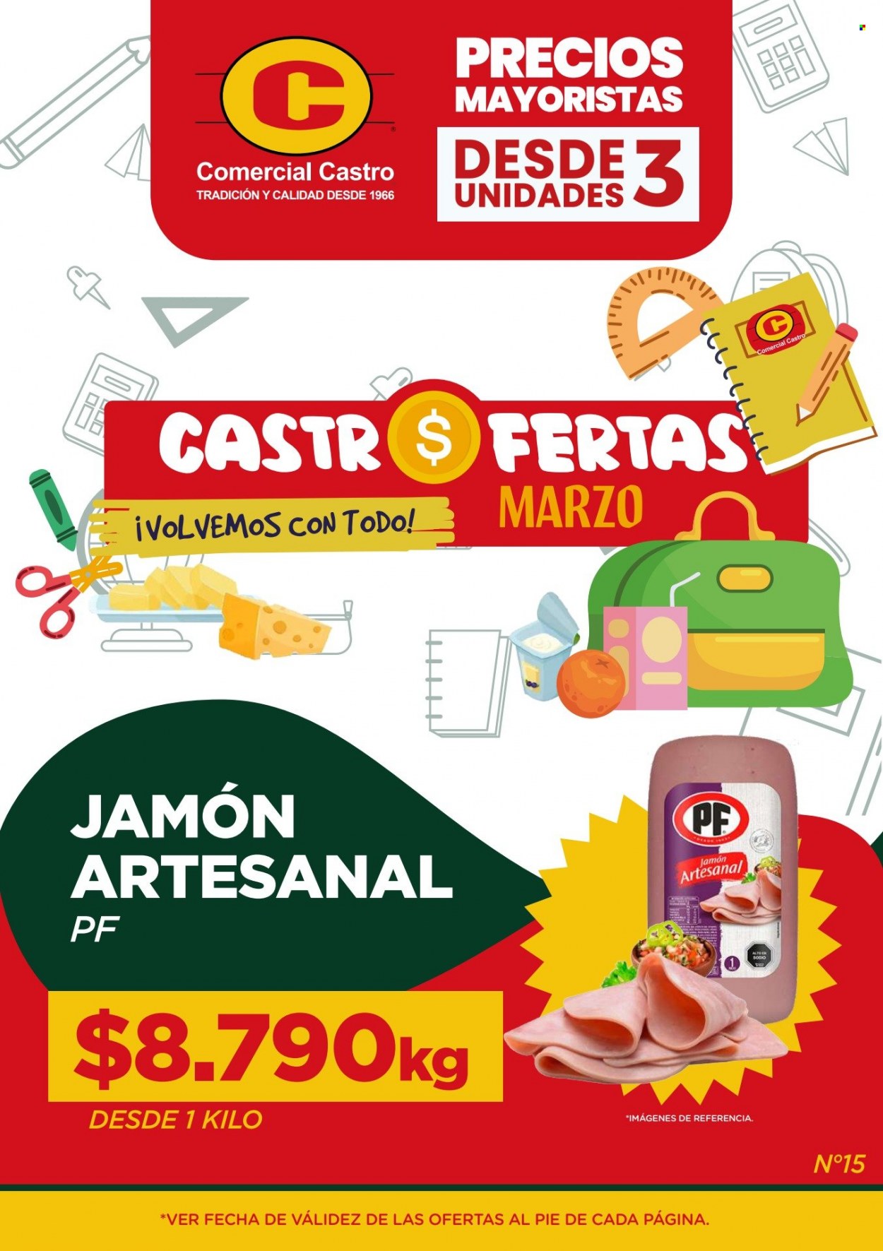 Ofertas Comercial Castro  - 2.3.2023 - 31.3.2023. Página 1.