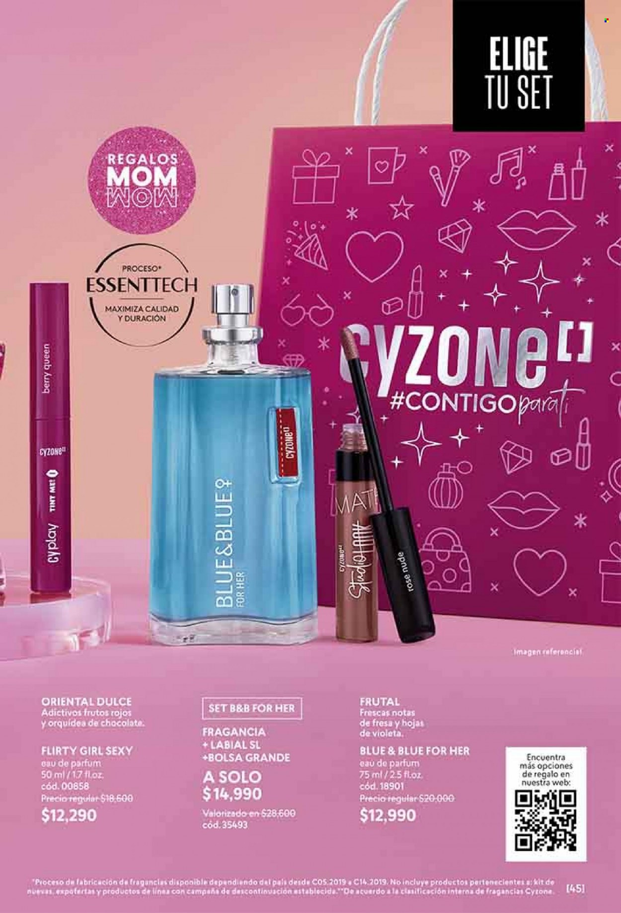 Catálogo Cyzone - Ventas - labial, perfume. Página 45.