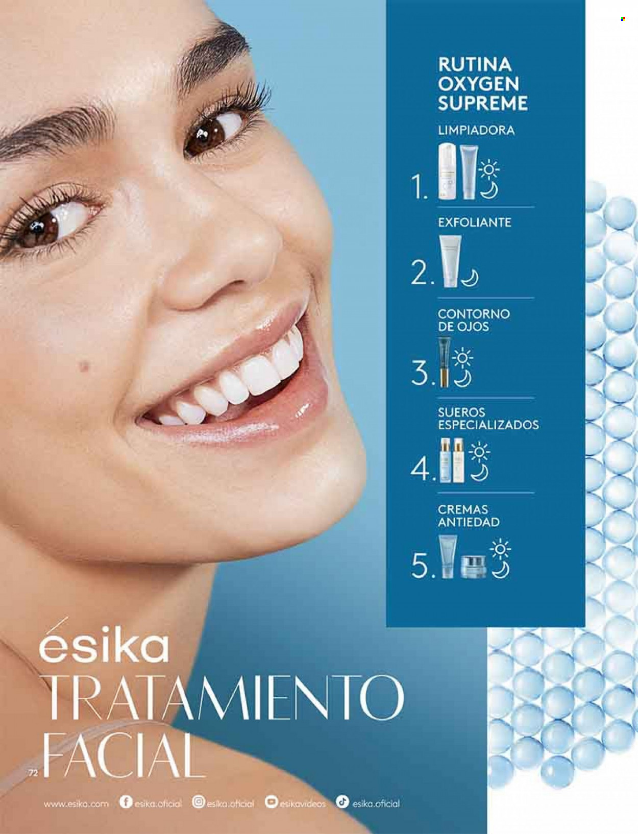 Catálogo Ésika - Ventas - crema, crema para ojos. Página 72.