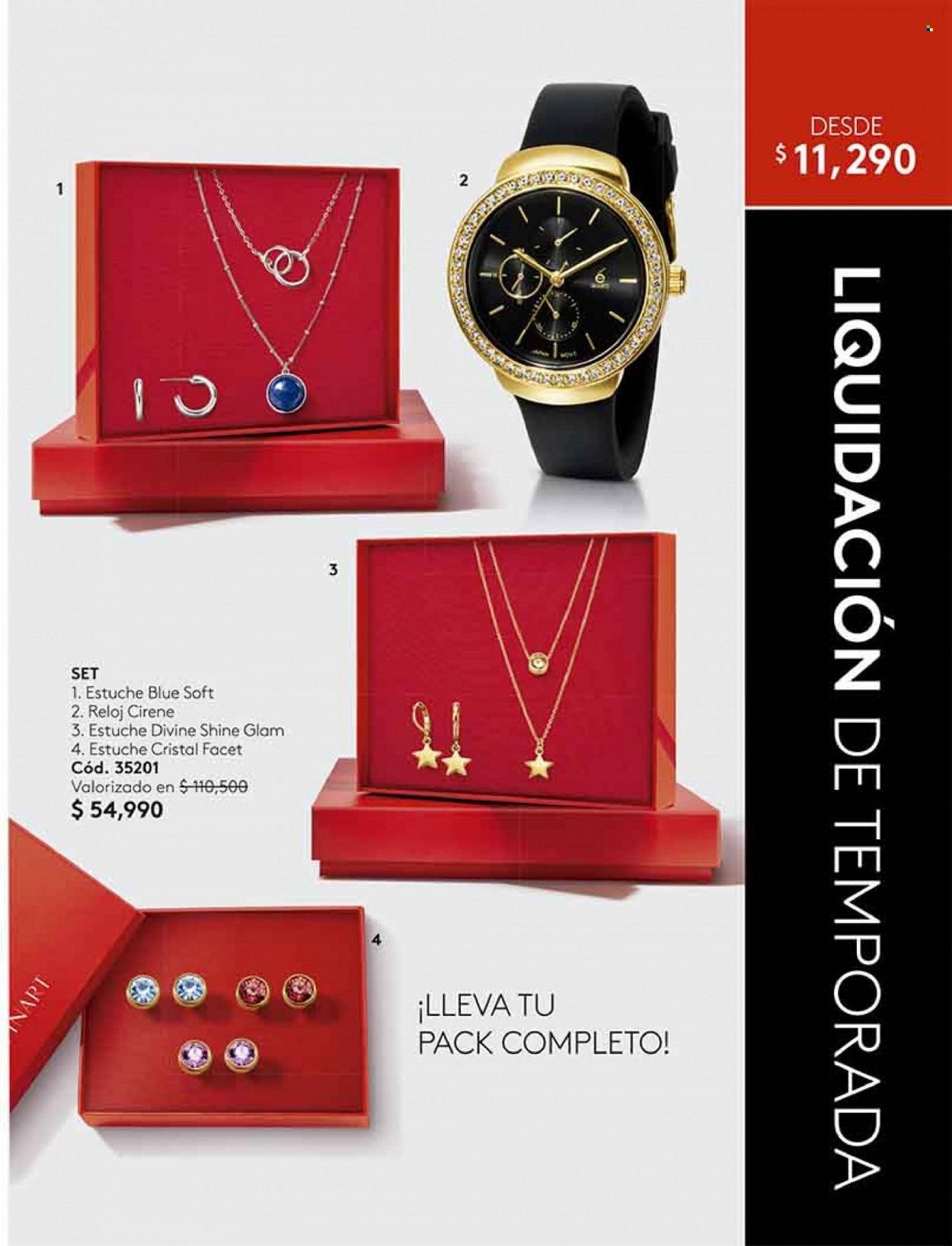 Catálogo Ésika - Ventas - reloj. Página 121.