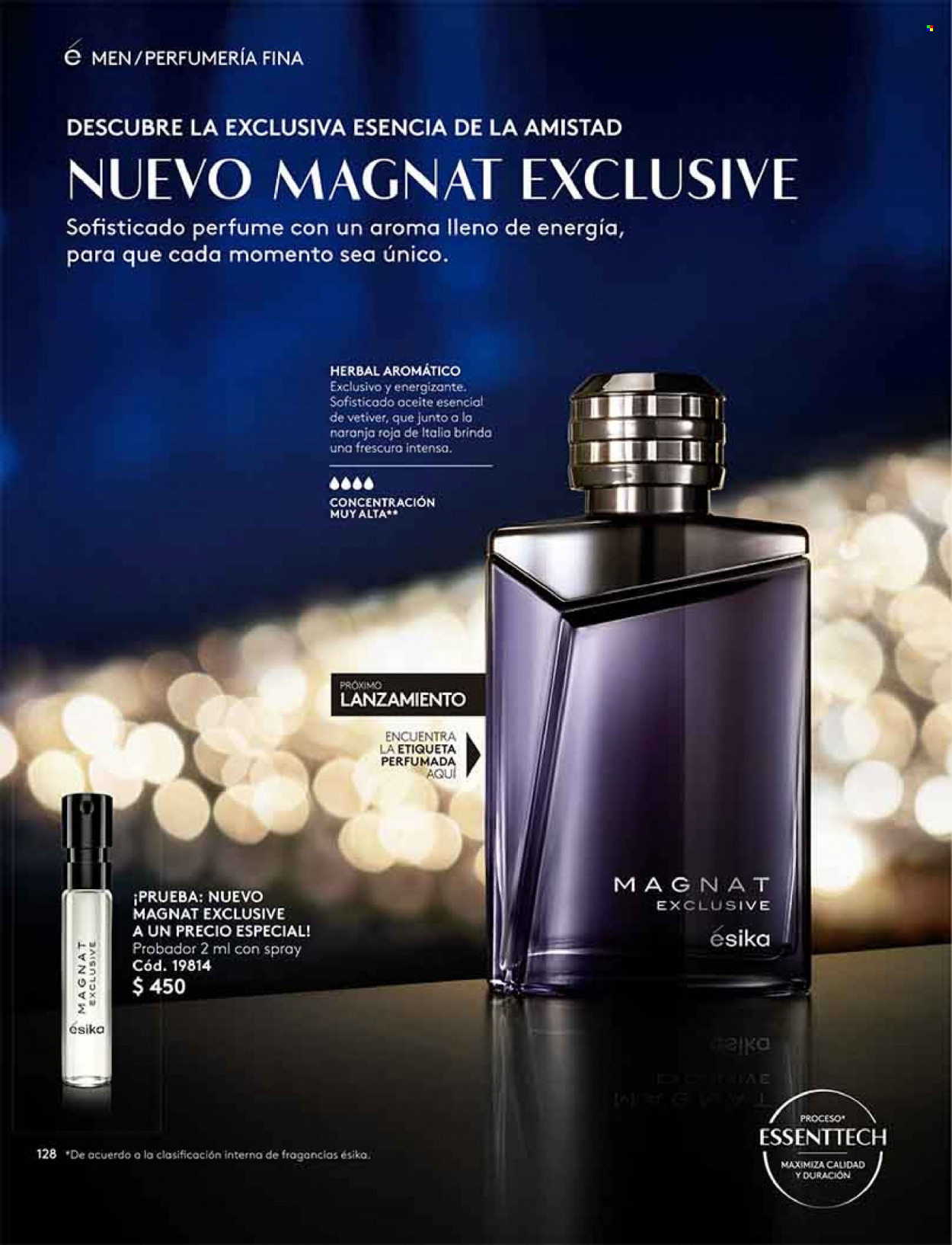 Catálogo Ésika - Ventas - perfume, aceite esencial. Página 140.