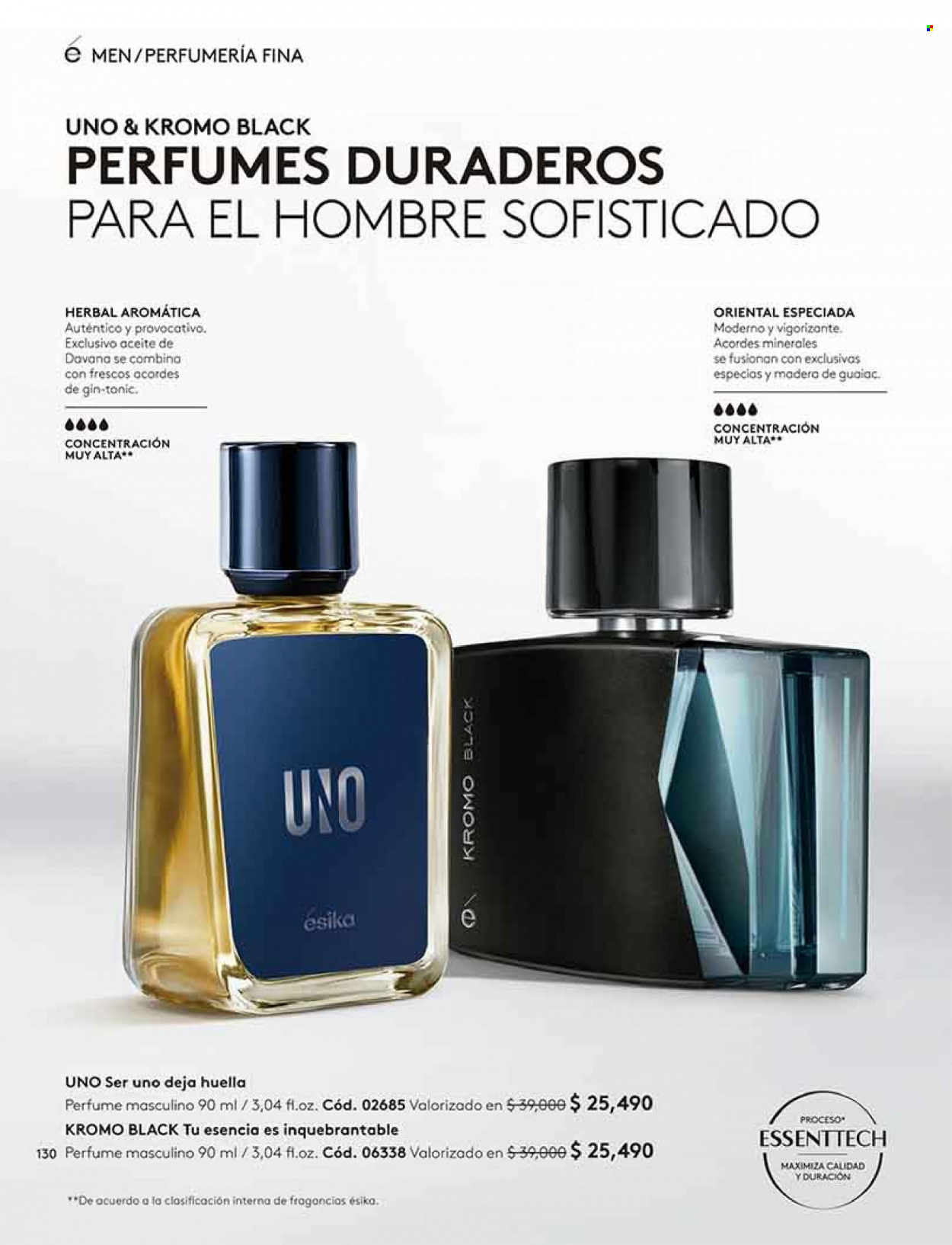 Catálogo Ésika - Ventas - perfume. Página 142.
