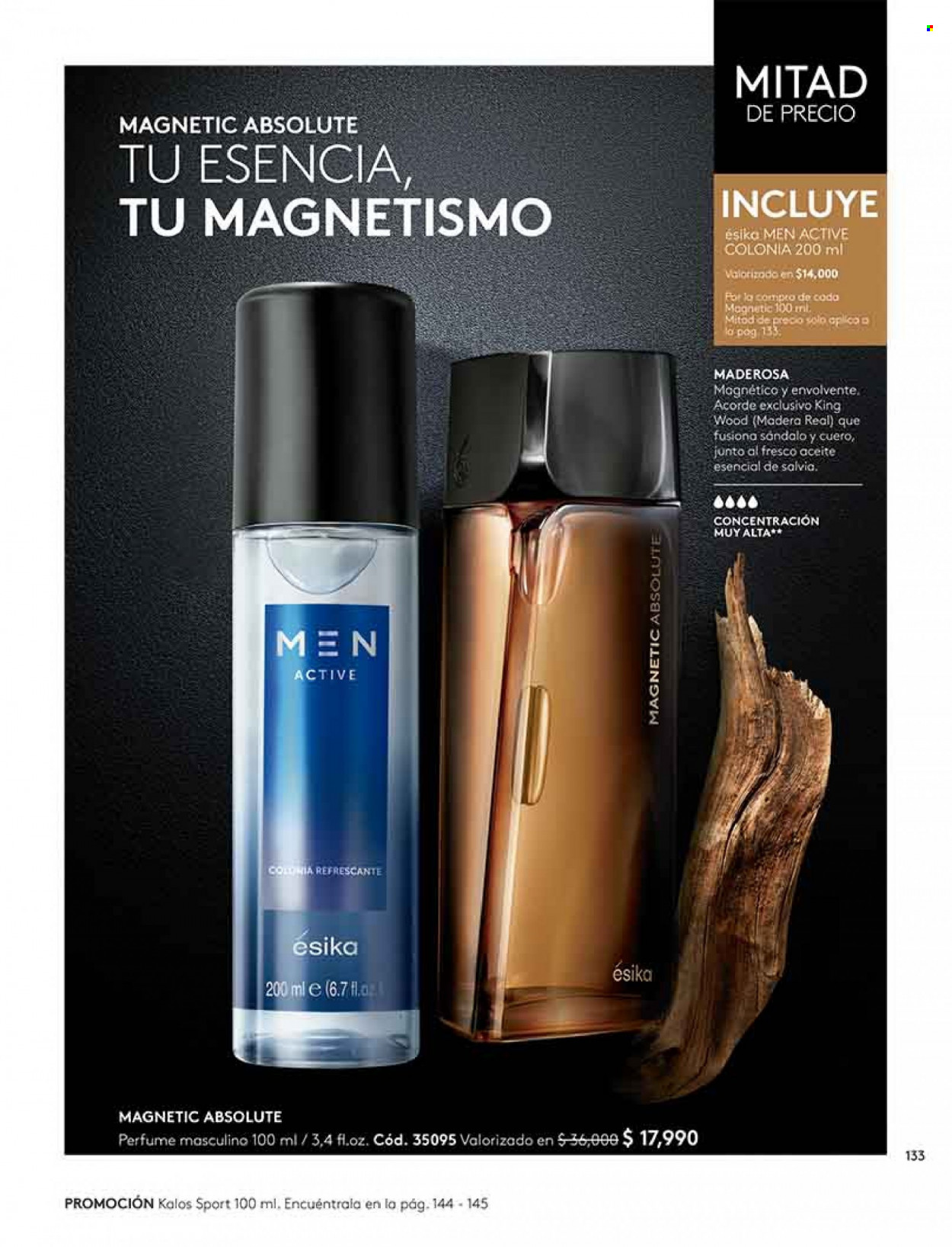 Catálogo Ésika - Ventas - perfume, aceite esencial. Página 145.